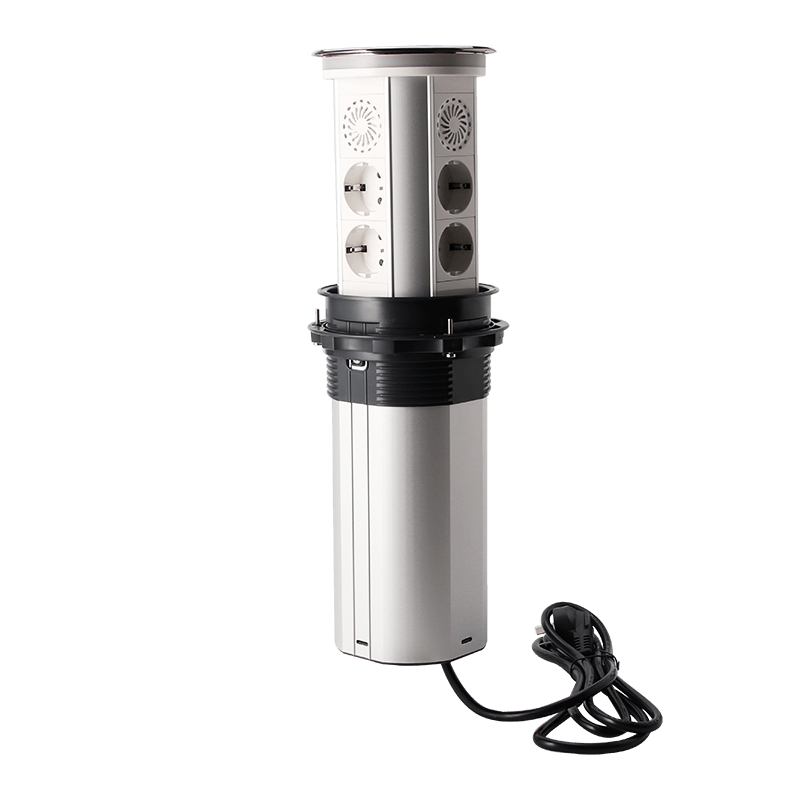 WiFi smart lift socket six-position German style+Bluetooth