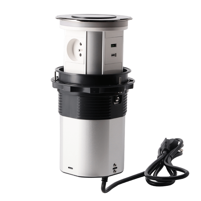 WiFi smart lift socket three-position French style