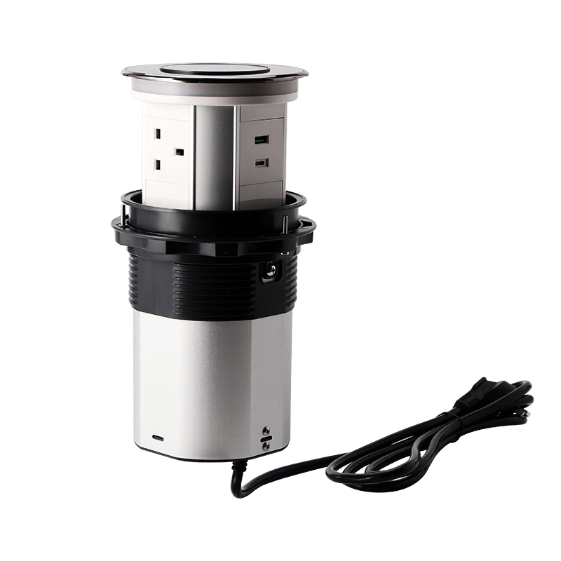 WiFi smart lift socket three-position British style