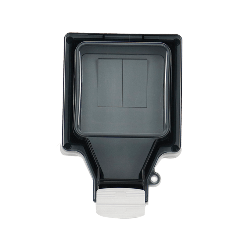 Type 86 waterproof socket two-position switch