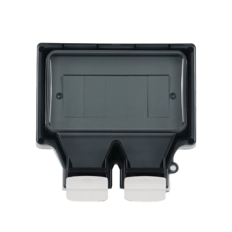 Type 86 waterproof socket five-position switch